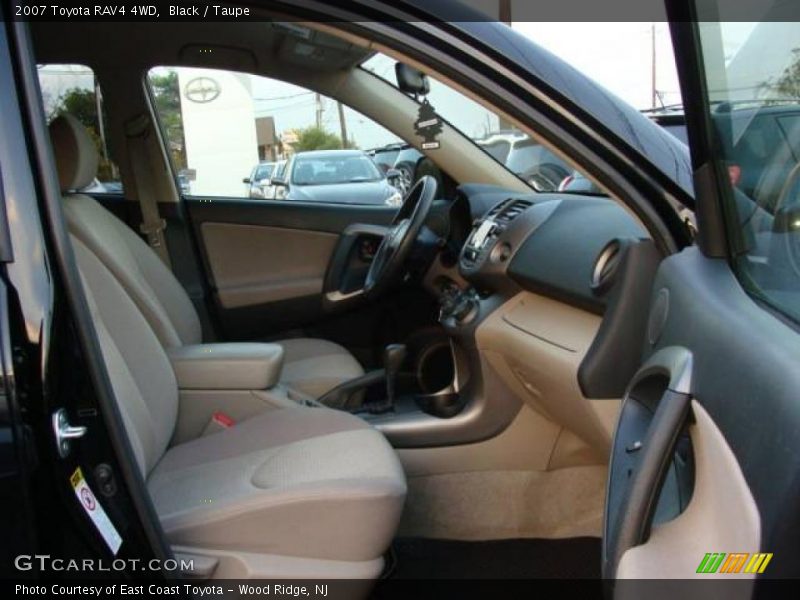 Black / Taupe 2007 Toyota RAV4 4WD