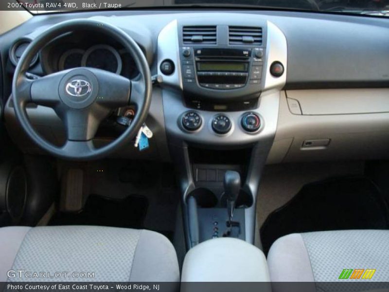 Black / Taupe 2007 Toyota RAV4 4WD