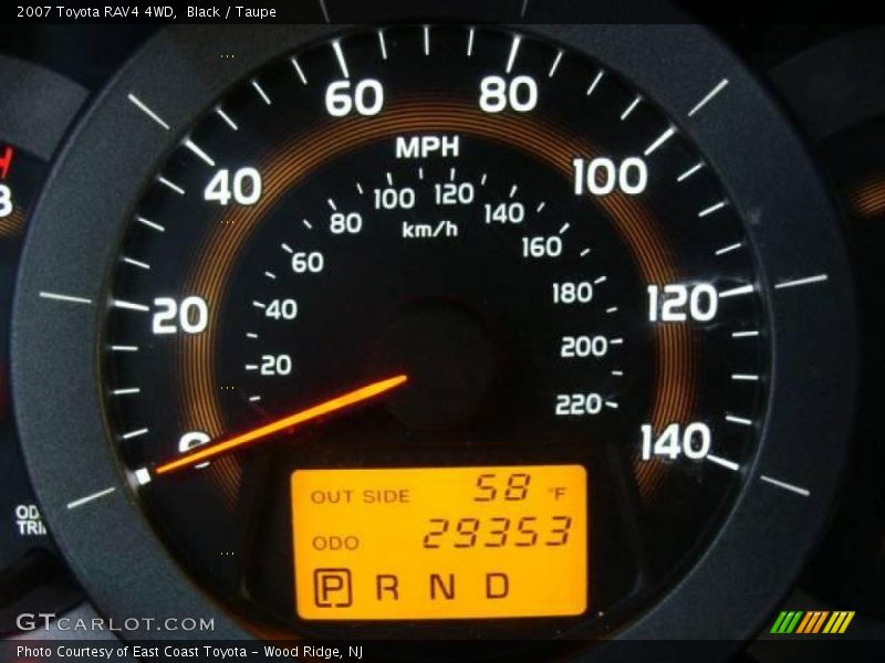 Black / Taupe 2007 Toyota RAV4 4WD