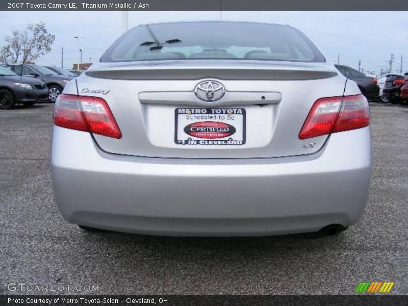 Titanium Metallic / Ash 2007 Toyota Camry LE