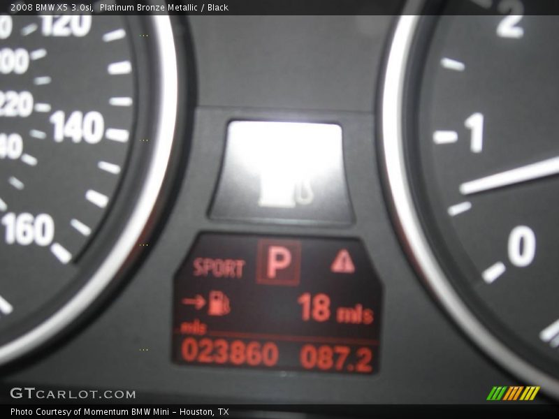 Platinum Bronze Metallic / Black 2008 BMW X5 3.0si