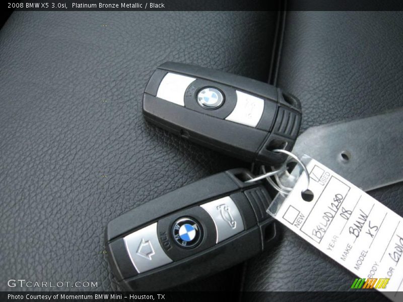 Platinum Bronze Metallic / Black 2008 BMW X5 3.0si