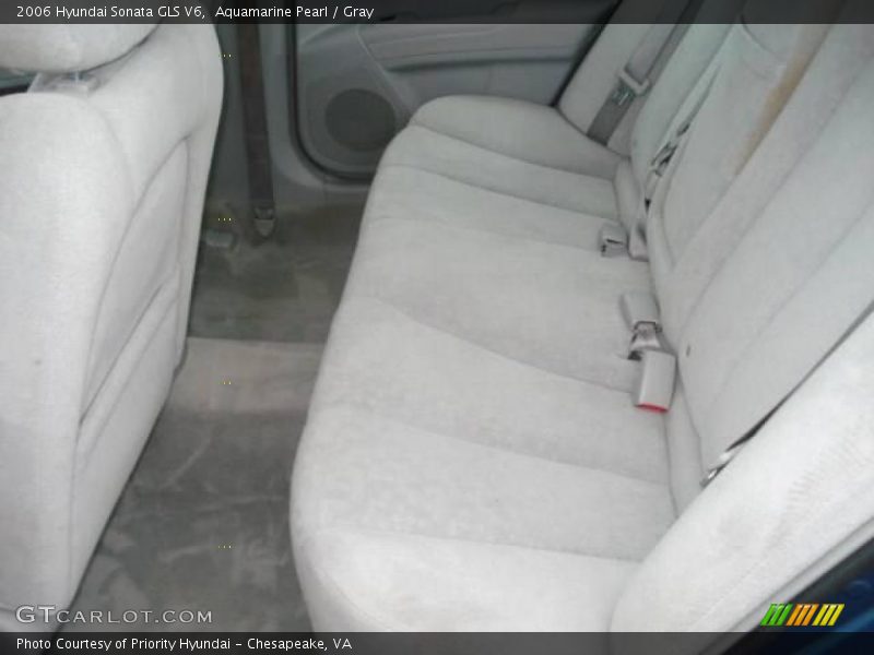 Aquamarine Pearl / Gray 2006 Hyundai Sonata GLS V6