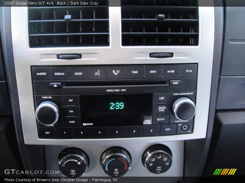 Black / Dark Slate Gray 2007 Dodge Nitro SXT 4x4