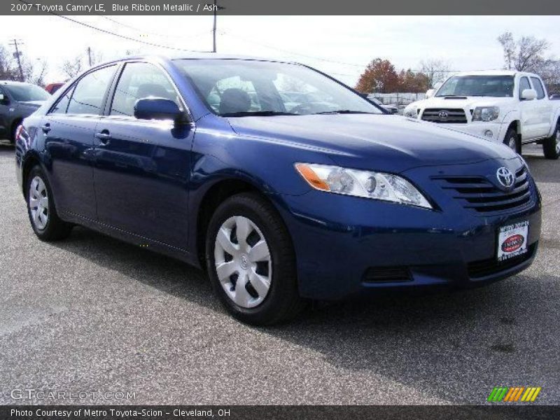 Blue Ribbon Metallic / Ash 2007 Toyota Camry LE