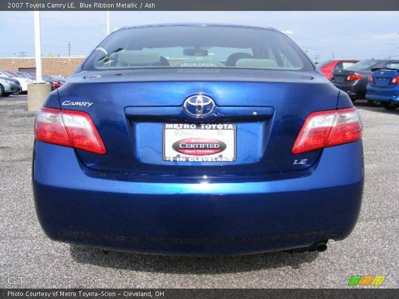 Blue Ribbon Metallic / Ash 2007 Toyota Camry LE