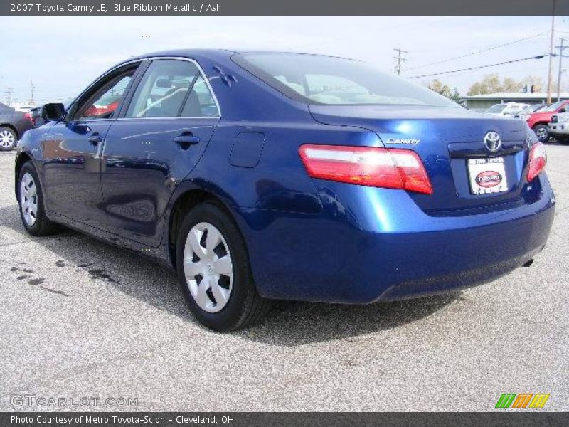 Blue Ribbon Metallic / Ash 2007 Toyota Camry LE