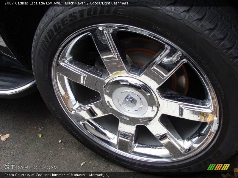 Black Raven / Cocoa/Light Cashmere 2007 Cadillac Escalade ESV AWD