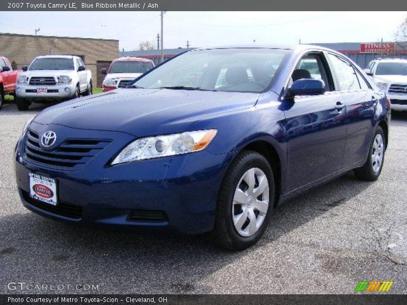 Blue Ribbon Metallic / Ash 2007 Toyota Camry LE