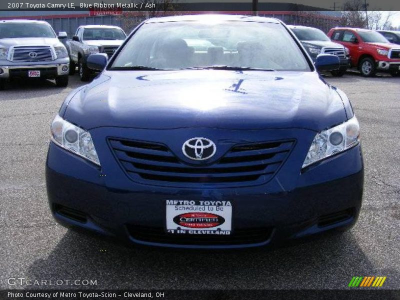 Blue Ribbon Metallic / Ash 2007 Toyota Camry LE