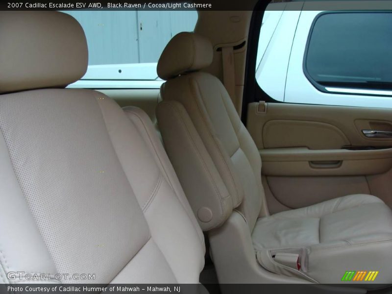 Black Raven / Cocoa/Light Cashmere 2007 Cadillac Escalade ESV AWD