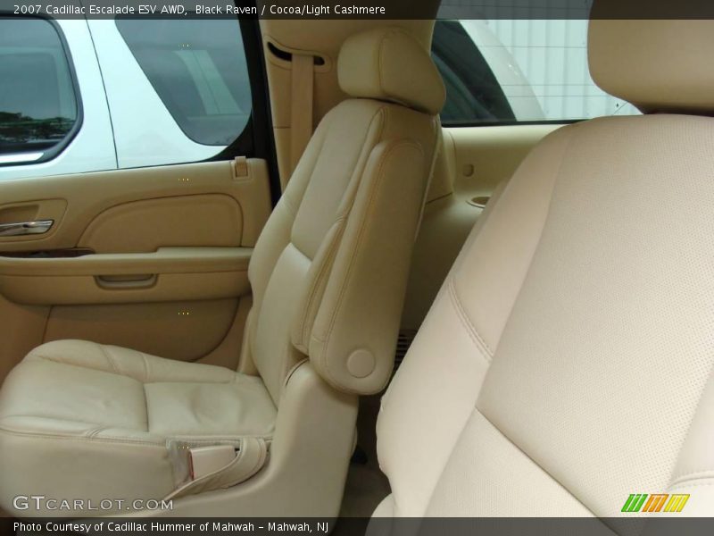 Black Raven / Cocoa/Light Cashmere 2007 Cadillac Escalade ESV AWD