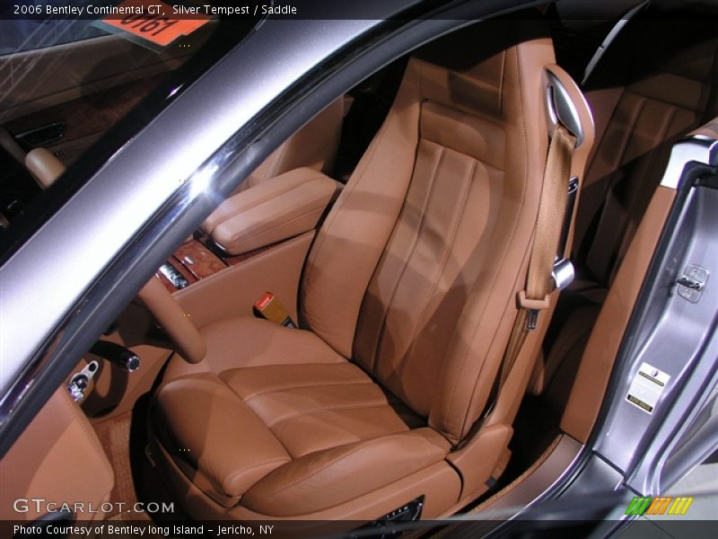 Silver Tempest / Saddle 2006 Bentley Continental GT