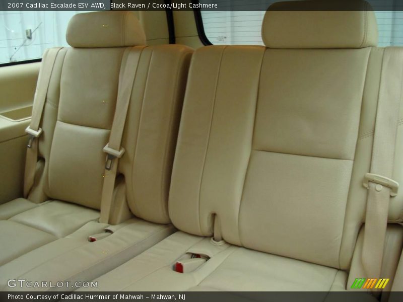 Black Raven / Cocoa/Light Cashmere 2007 Cadillac Escalade ESV AWD