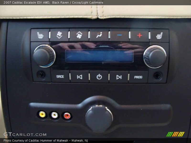 Black Raven / Cocoa/Light Cashmere 2007 Cadillac Escalade ESV AWD