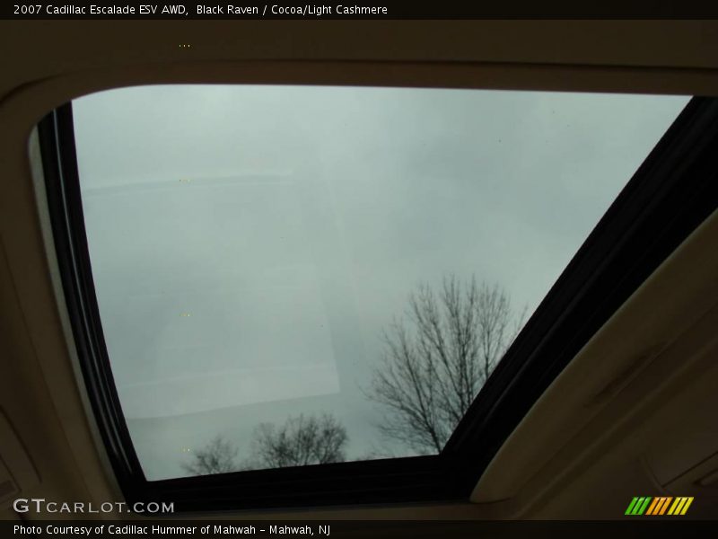 Black Raven / Cocoa/Light Cashmere 2007 Cadillac Escalade ESV AWD