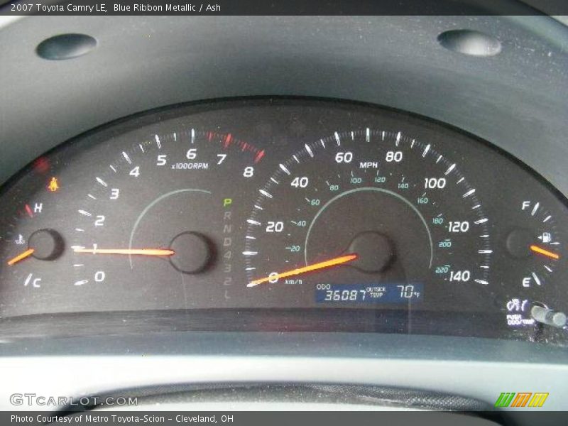 Blue Ribbon Metallic / Ash 2007 Toyota Camry LE