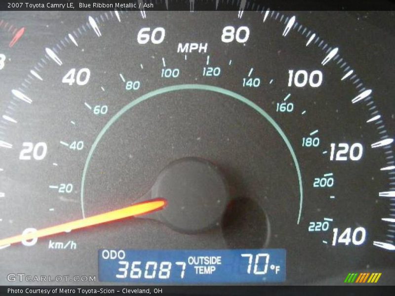 Blue Ribbon Metallic / Ash 2007 Toyota Camry LE