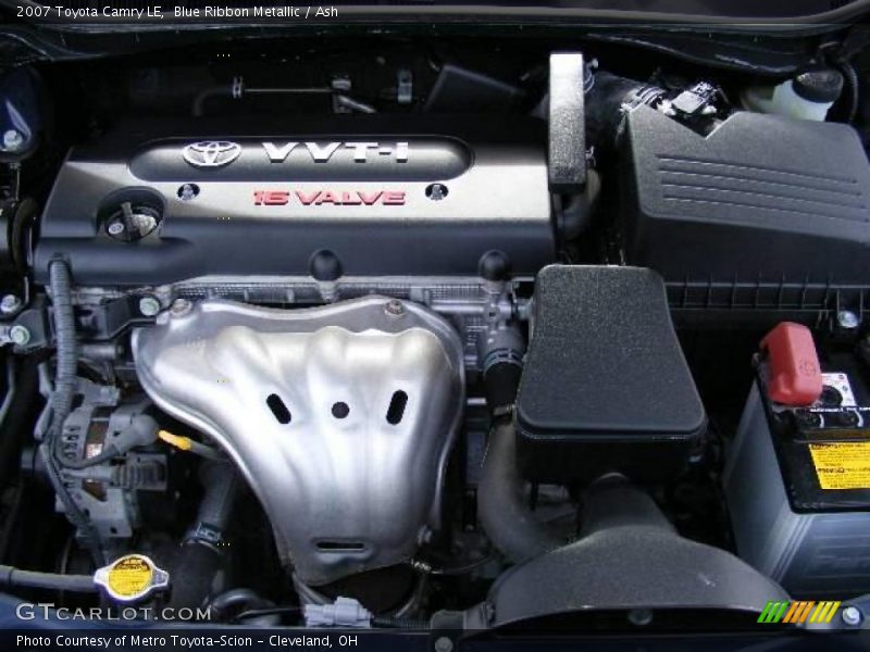 Blue Ribbon Metallic / Ash 2007 Toyota Camry LE