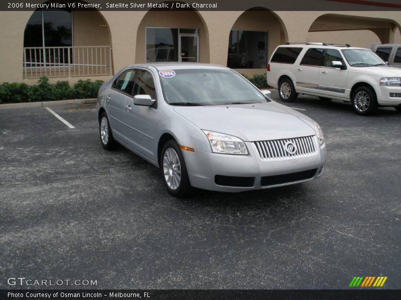 Satellite Silver Metallic / Dark Charcoal 2006 Mercury Milan V6 Premier