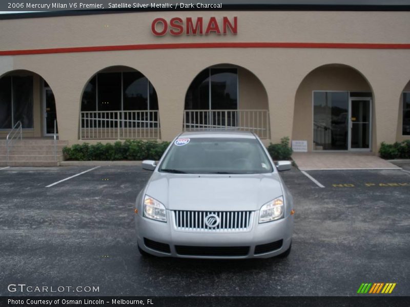 Satellite Silver Metallic / Dark Charcoal 2006 Mercury Milan V6 Premier