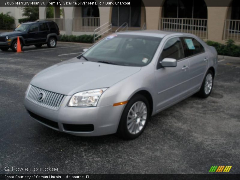 Satellite Silver Metallic / Dark Charcoal 2006 Mercury Milan V6 Premier