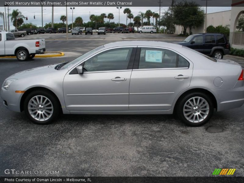 Satellite Silver Metallic / Dark Charcoal 2006 Mercury Milan V6 Premier