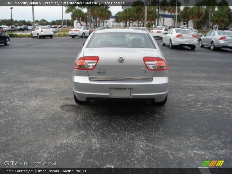 Satellite Silver Metallic / Dark Charcoal 2006 Mercury Milan V6 Premier