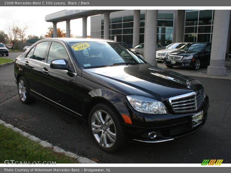 Black / Black 2008 Mercedes-Benz C 300 Luxury