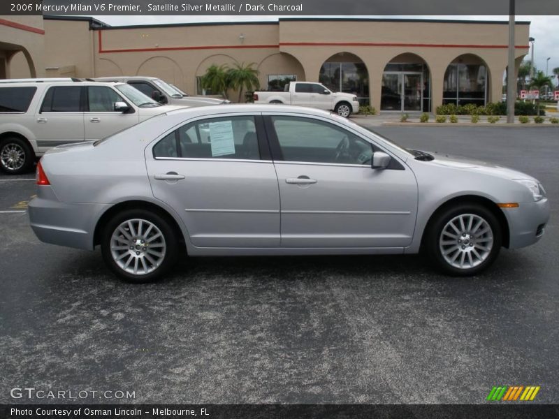 Satellite Silver Metallic / Dark Charcoal 2006 Mercury Milan V6 Premier