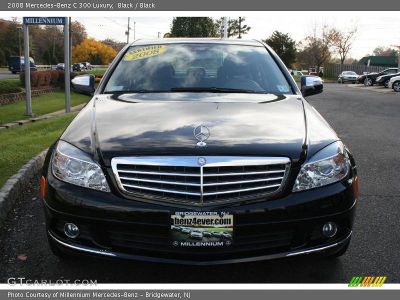 Black / Black 2008 Mercedes-Benz C 300 Luxury