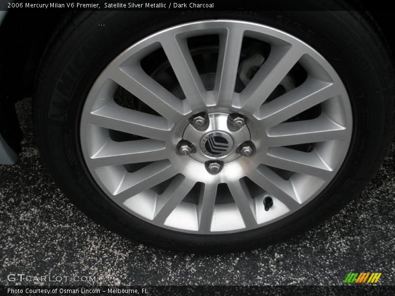 Satellite Silver Metallic / Dark Charcoal 2006 Mercury Milan V6 Premier