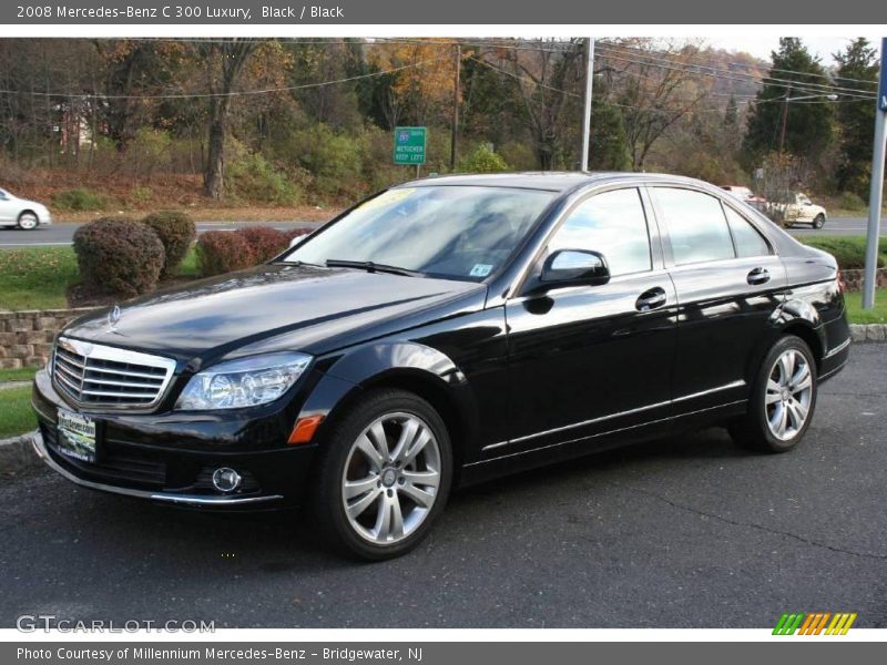 Black / Black 2008 Mercedes-Benz C 300 Luxury