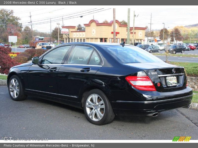 Black / Black 2008 Mercedes-Benz C 300 Luxury