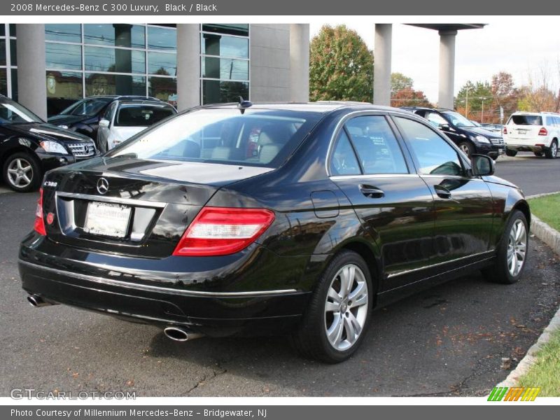 Black / Black 2008 Mercedes-Benz C 300 Luxury