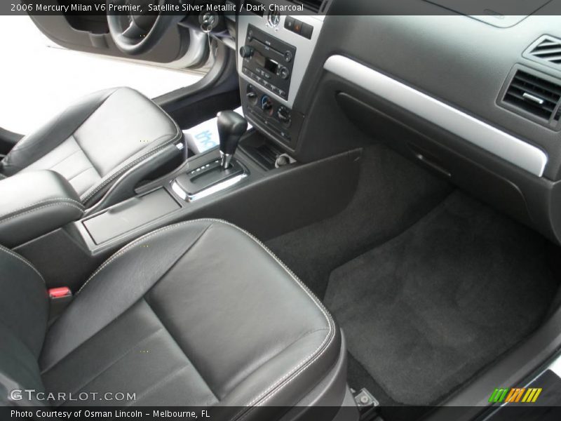 Satellite Silver Metallic / Dark Charcoal 2006 Mercury Milan V6 Premier