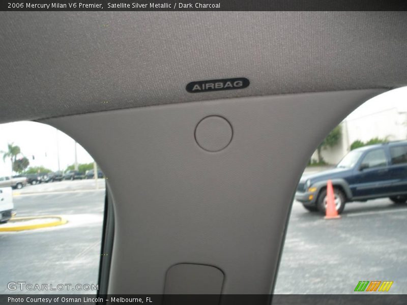 Satellite Silver Metallic / Dark Charcoal 2006 Mercury Milan V6 Premier
