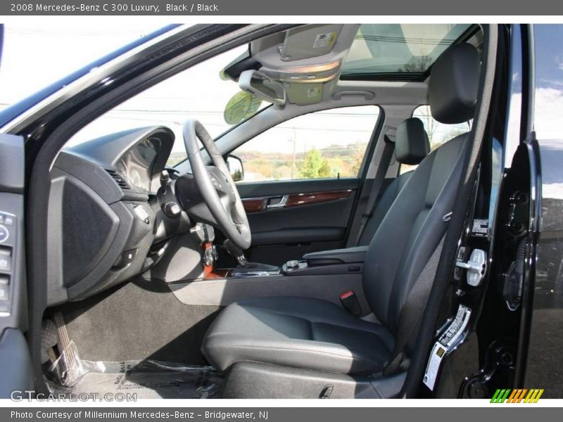Black / Black 2008 Mercedes-Benz C 300 Luxury