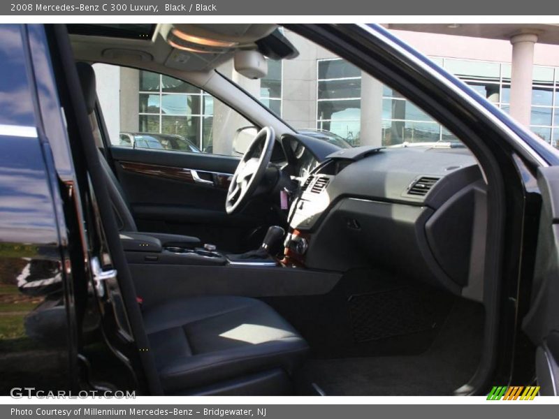 Black / Black 2008 Mercedes-Benz C 300 Luxury