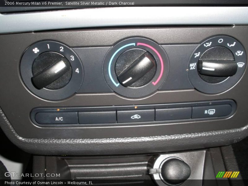 Satellite Silver Metallic / Dark Charcoal 2006 Mercury Milan V6 Premier