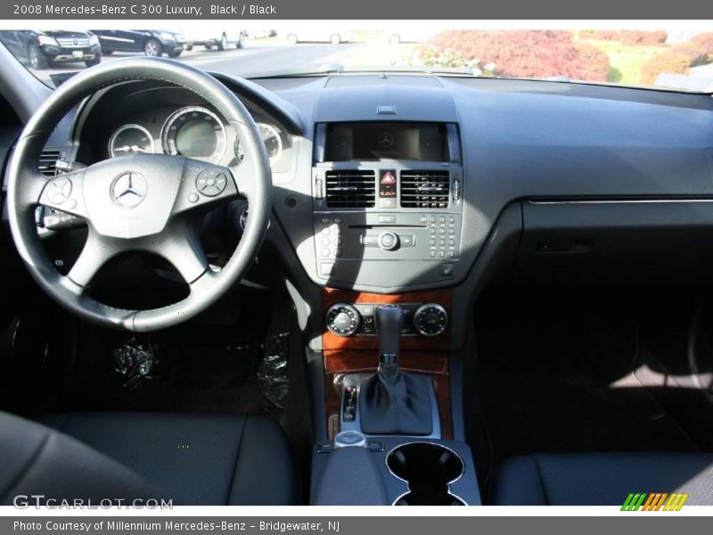 Black / Black 2008 Mercedes-Benz C 300 Luxury