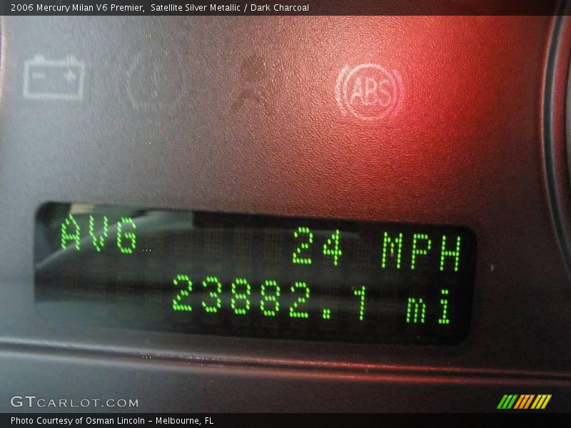 Satellite Silver Metallic / Dark Charcoal 2006 Mercury Milan V6 Premier