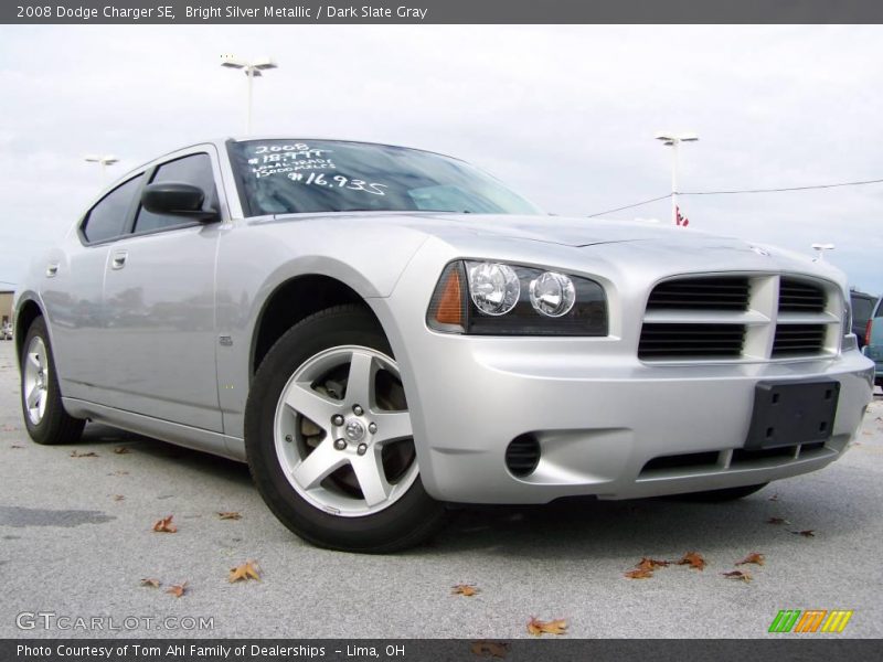 Bright Silver Metallic / Dark Slate Gray 2008 Dodge Charger SE