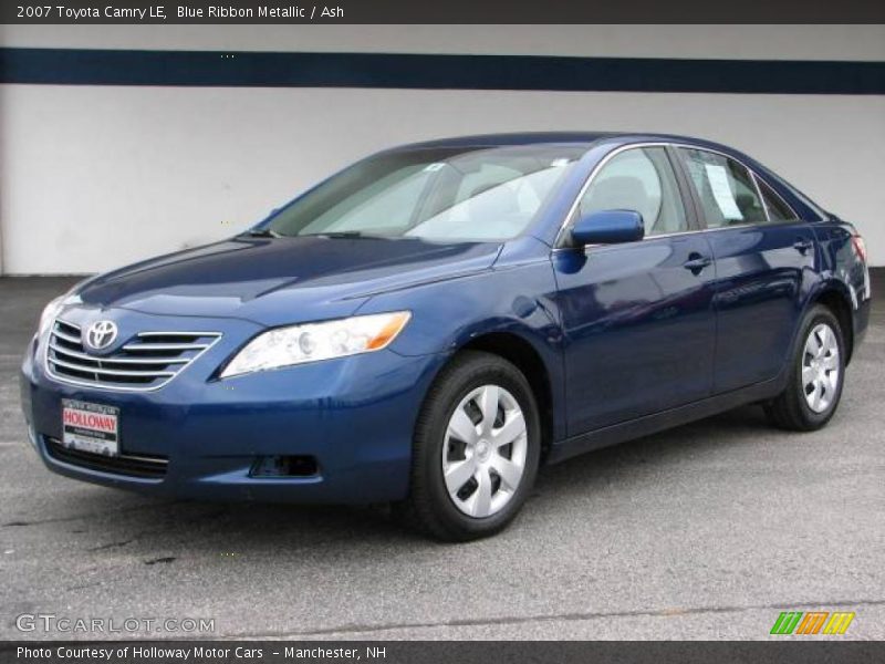 Blue Ribbon Metallic / Ash 2007 Toyota Camry LE