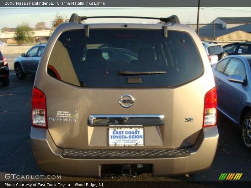 Granite Metallic / Graphite 2006 Nissan Pathfinder SE