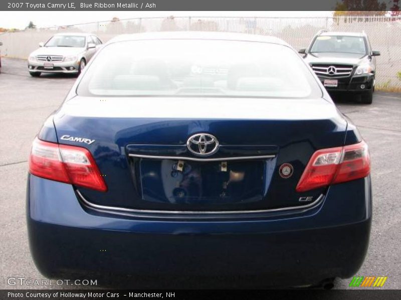 Blue Ribbon Metallic / Ash 2007 Toyota Camry LE