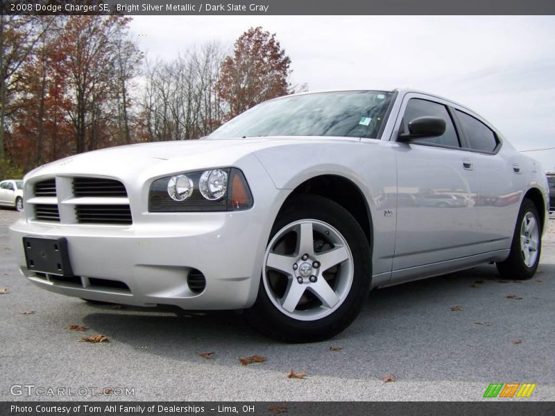 Bright Silver Metallic / Dark Slate Gray 2008 Dodge Charger SE