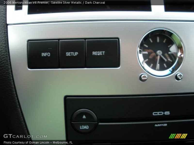Satellite Silver Metallic / Dark Charcoal 2006 Mercury Milan V6 Premier