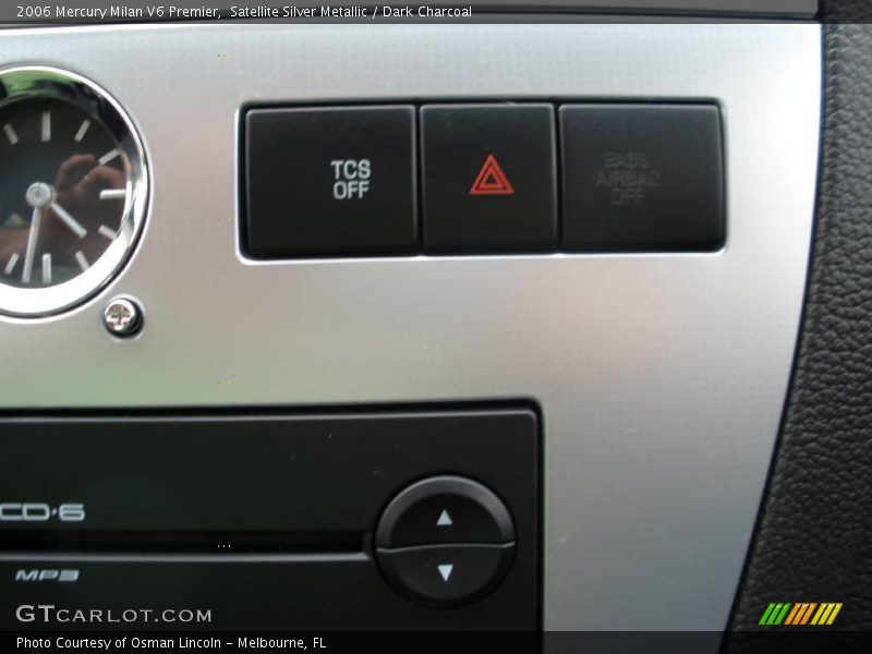 Satellite Silver Metallic / Dark Charcoal 2006 Mercury Milan V6 Premier