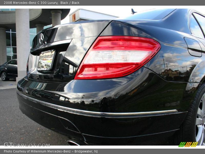 Black / Black 2008 Mercedes-Benz C 300 Luxury